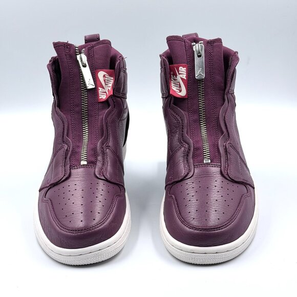 Wmns Air Jordan 1 Retro High Zip 'Bordeaux' - Picture 2 of 13